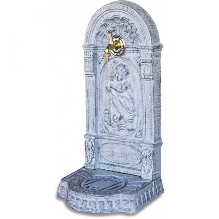 Fontaine Fonte Jouvenceau Grise dedans Fontaine De Jardin En Fonte