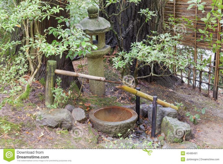 Fontaine Jardin Japonais Schème – Idees Conception Jardin avec Fabriquer Un Tsukubai