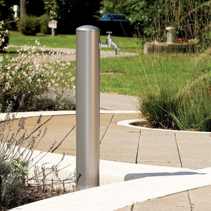 Fontaine Rondo Argent – Garantia intérieur Robinet Extérieur Fontaine