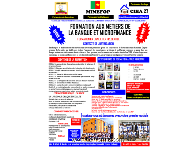 Formation – Stage – Emploi Aux Métiers De La Banque Et De tout Stage Chambre Des Métiers