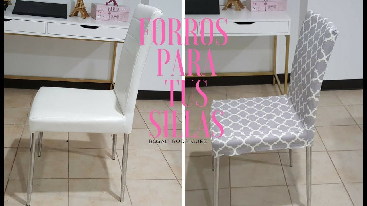 Forros Para Sillas / Chair Cover | Idee Deco, Housses avec Coussin Pour Chaise De Salle A Manger