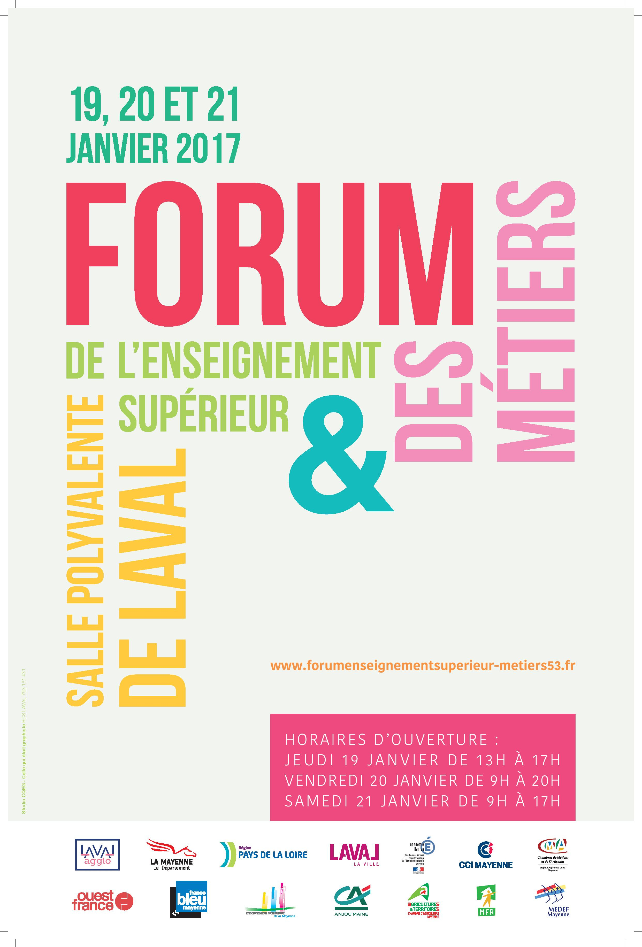 Forum Des Métiers Et De L'enseignement Supérieur À Laval concernant Chambre Des Metiers Laval