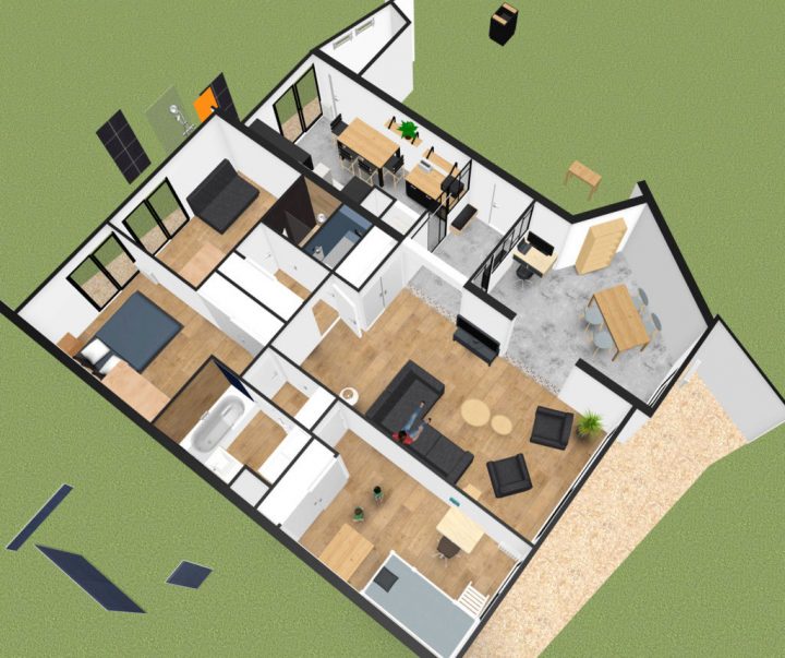 Forum Immobilier : Avis/conseil Mélange Parquet Et Carrelage pour Parquet Salon Salle A Manger