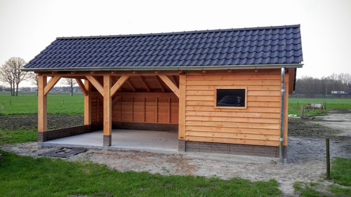 Foto'S: Overkapping, Tuinhuis En Buitenverblijf – Richard serapportantà Douglas Tuinhuis Met Veranda