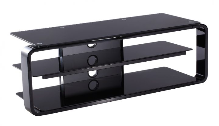 France Marketing – Meubles – Meuble Tv – 1M15 Verre + Bois tout Meuble Tv Home Cinema Intégré