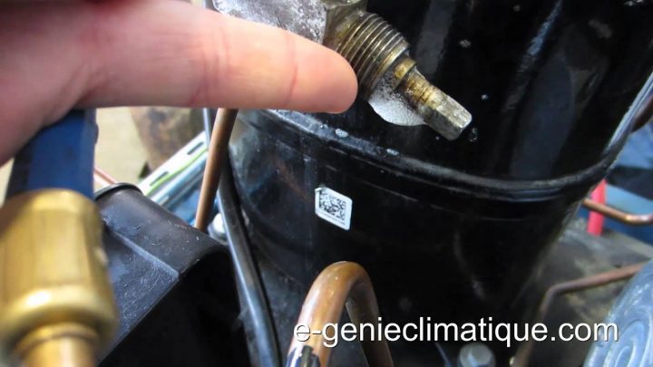 Froid41-Fuite Sur Le Presse Étoupe De La Vanne De Service Bp à Presse Étoupe Robinet