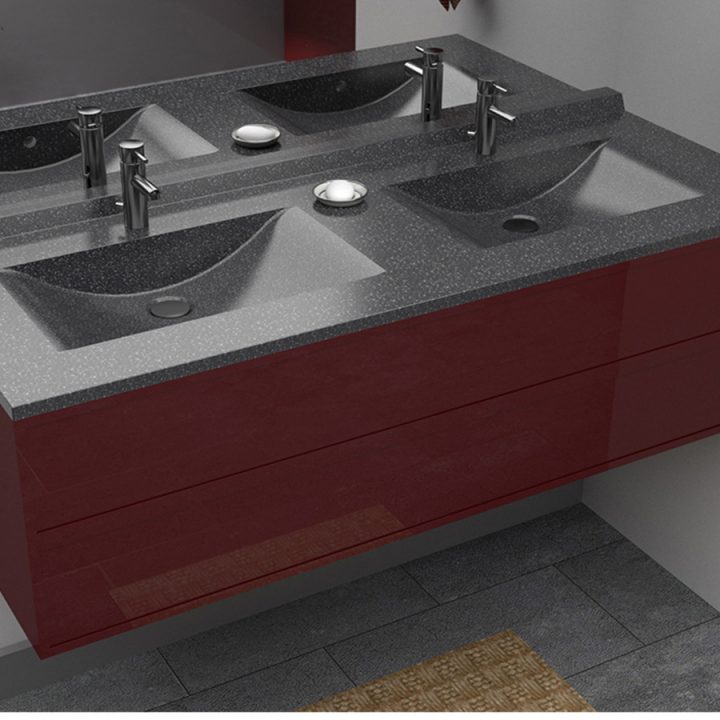 Gamme Double Vasque – Creazur France tout Plan Vasque 140