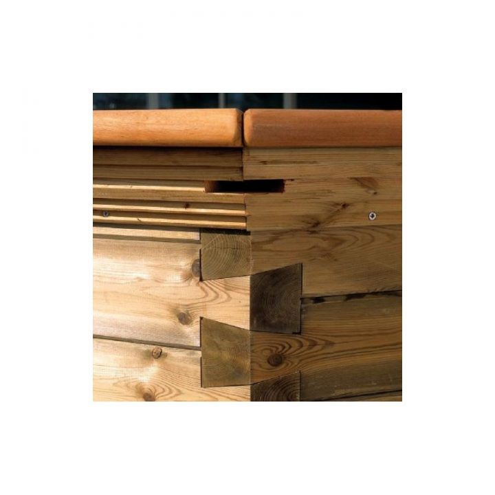 Gardipool Octoo 4,20 X 1,33 Margelle Ipe – Piscine Bois tout Gardipool Octoo