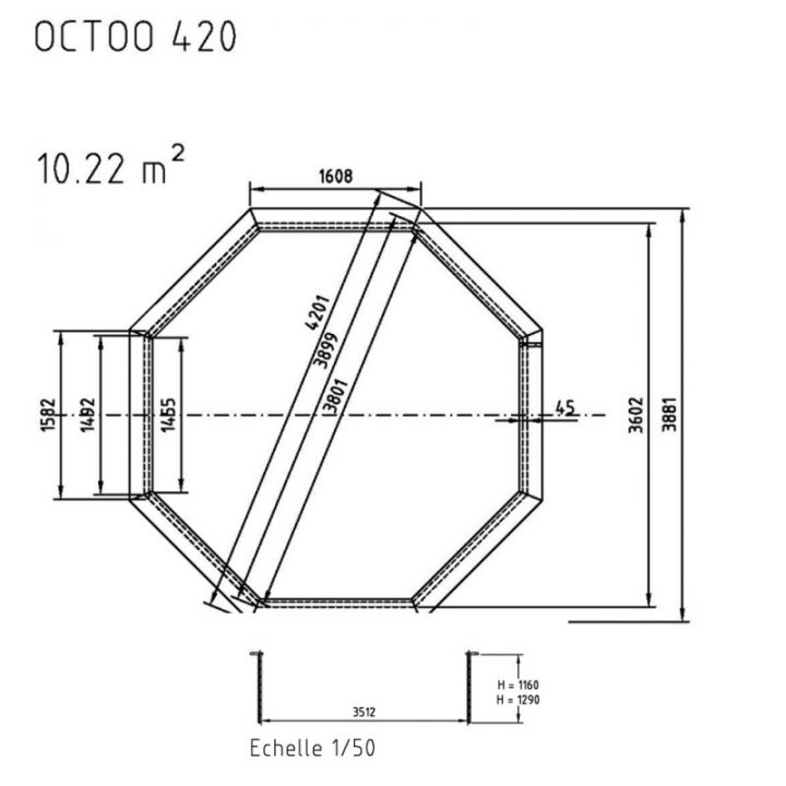 Gardipool Octoo 4,20 X 1,33 Margelle Pin – Piscine Bois à Gardipool Octoo