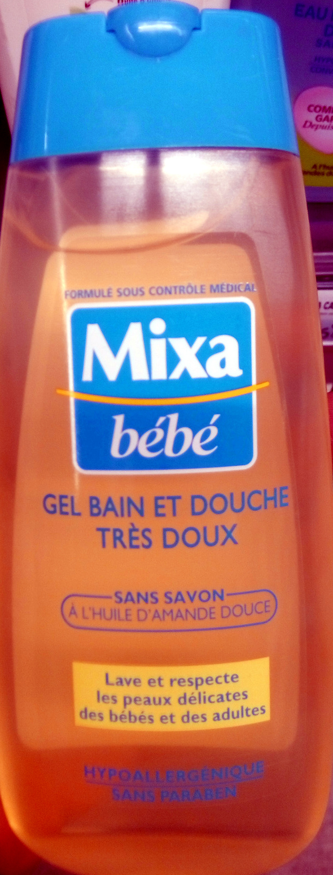 Gel Bain Et Douche Très Doux - Mixa - 200 Ml intérieur Gel Douche Mixa
