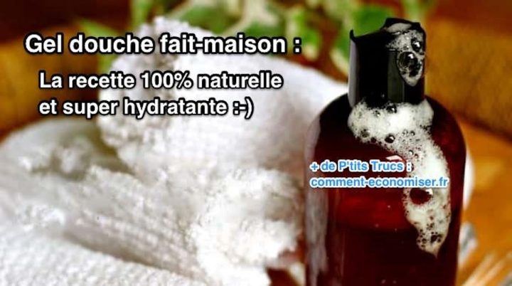 Gel Douche Fait-Maison : La Recette 100% Naturelle Et Super intérieur Faire Son Gel Douche
