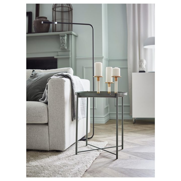 Gladom Table/Plateau – Vert Foncé 45X53 Cm Destiné destiné Meuble De Jardin Ikea