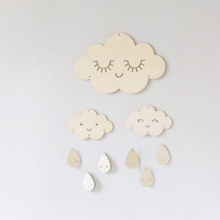 Grand Mobile Nuage En Bois – Little Marmaille avec Decoration Nuage Chambre Bébé Grand Mobile Nuage En Bois – Little Marmaille avec Decoration Nuage Chambre Bébé