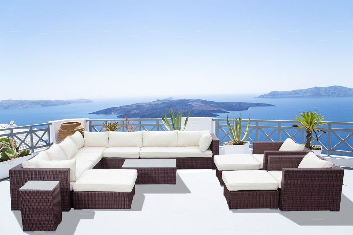 Grand Salon De Jardin Résine 13/14 Personnes Stalla Marron concernant Salon De Jardin Resine Solde Grand Salon De Jardin Résine 13/14 Personnes Stalla Marron concernant Salon De Jardin Resine Solde