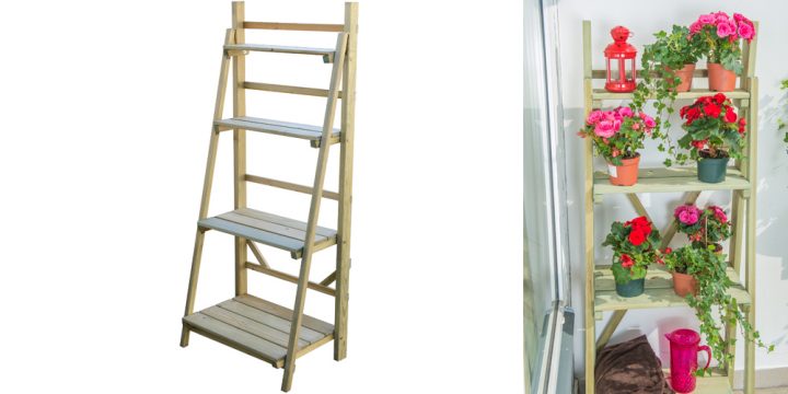 Grande Étagère En Bois Traité Autoclave Dimensions: 60Cm X tout Etagere De Jardin