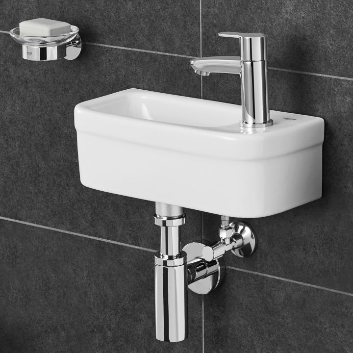 Grohe Euro Céramique Lave-Mains Avec Trop-Plein 369 Blanc avec Robinet Lave Main Grohe Grohe Euro Céramique Lave-Mains Avec Trop-Plein 369 Blanc avec Robinet Lave Main Grohe