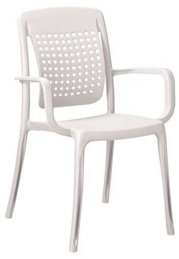 Grosfillex Fauteuil Fidji Ii Blanc tout Fauteuil De Jardin Grosfillex Blanc