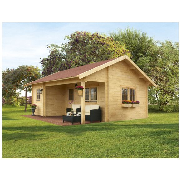 Habitat Et Jardin – Abri Jardin Bois Ontario – 24 M² – 6 serapportantà Chalet En Bois Pas Cher Destockage