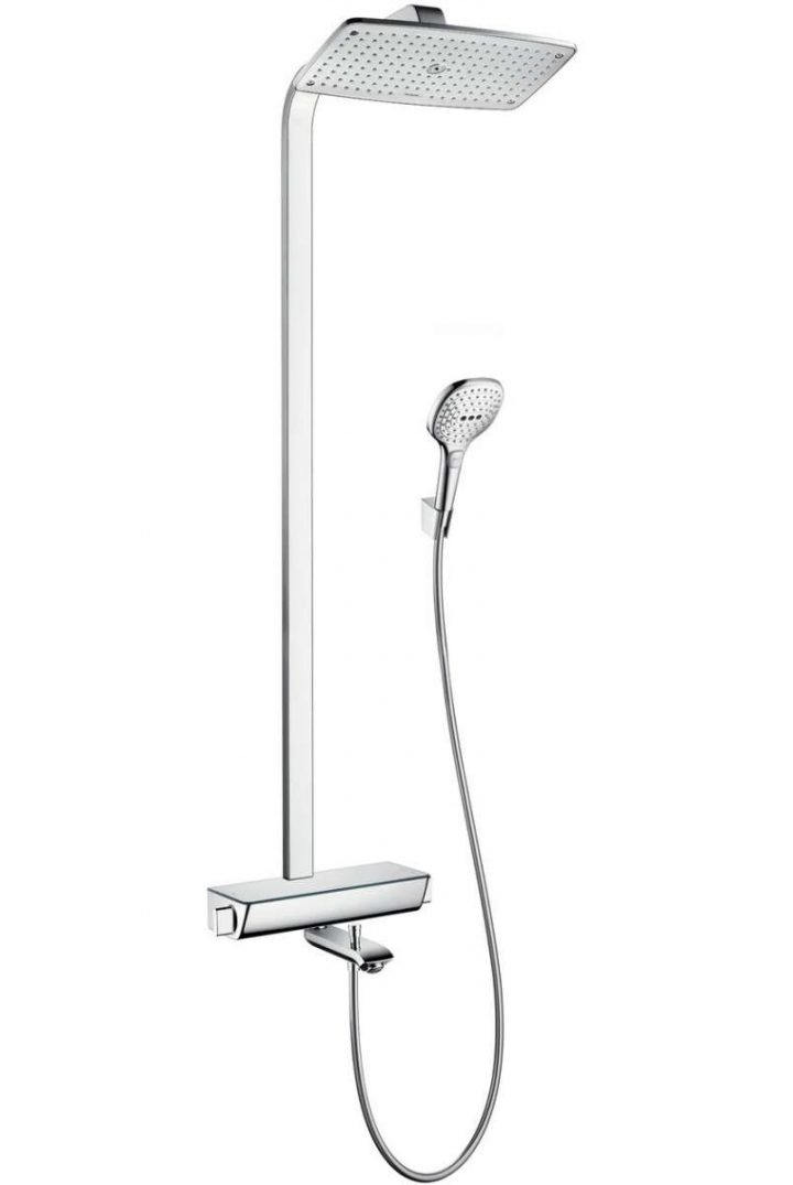 Hansgrohe Colonne De Douche Pour Baignoire Chromé Raindance Select 360  (27113000) destiné Colonne De Douche Pour Baignoire