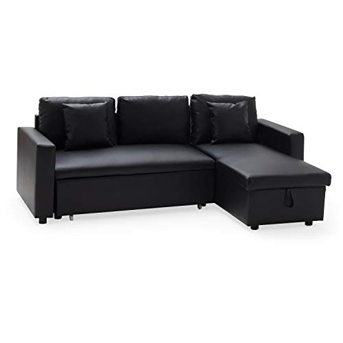 Happy Garden Canapé D'Angle Convertible Simili Cuir Clark tout Canapé Profondeur 80 Happy Garden Canapé D'Angle Convertible Simili Cuir Clark tout Canapé Profondeur 80