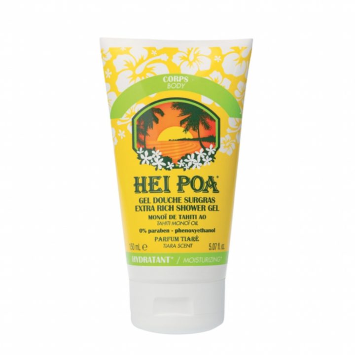 Hei Poa – Body Care – Gel Douche Surgras – Monoï De Tahiti – Parfum Tiaré concernant Gel Douche Monoi