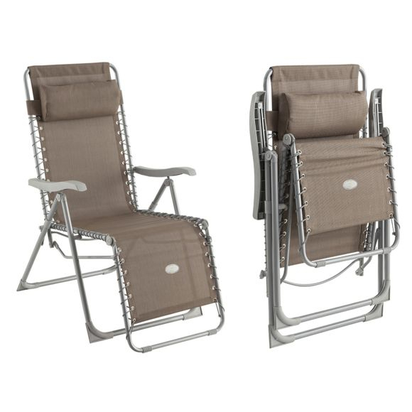Hesperide – Fauteuil De Jardin Relax Silos Taupe – Pas encequiconcerne Chaise De Jardin Hesperide