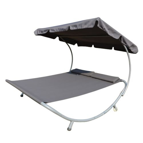 Homcom – Bain De Soleil Transat Chaise Longue Lit De serapportantà Transat De Jardin Pas Cher