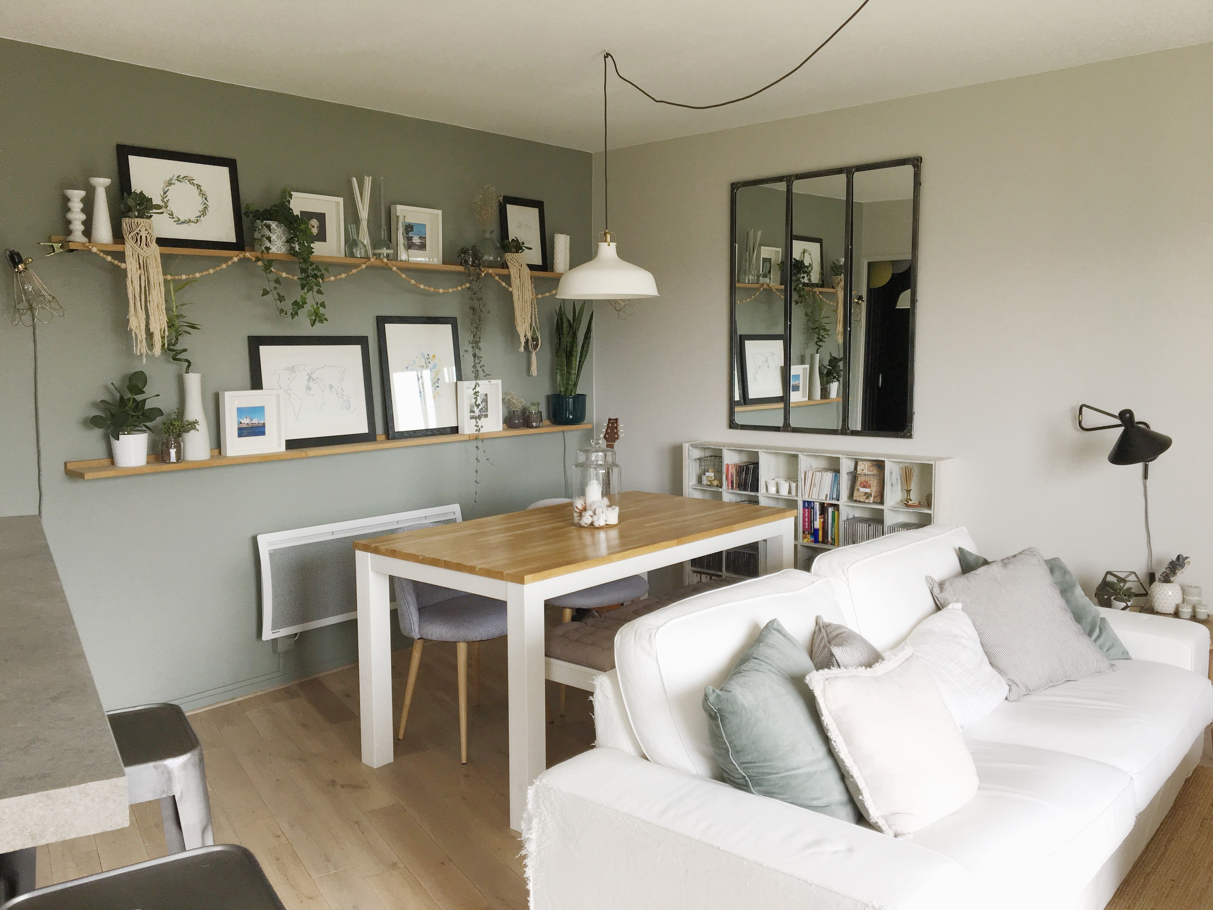 Home Tour : Visite De Notre Appartement En 2020 (Avec Images à Amenagement Salon Salle A Manger Petit Espace