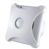 Hon&amp;guan Ø100Mm Extracteur De Salle De Bain Avec Lampe Led 5W Aérateur  Mural Plafond Cuisine avec Aération Salle De Bain