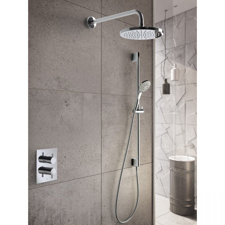 Hotbath Ibs 2A Douche Thermostatique Complète Set serapportantà Robinetterie Douche Encastrable