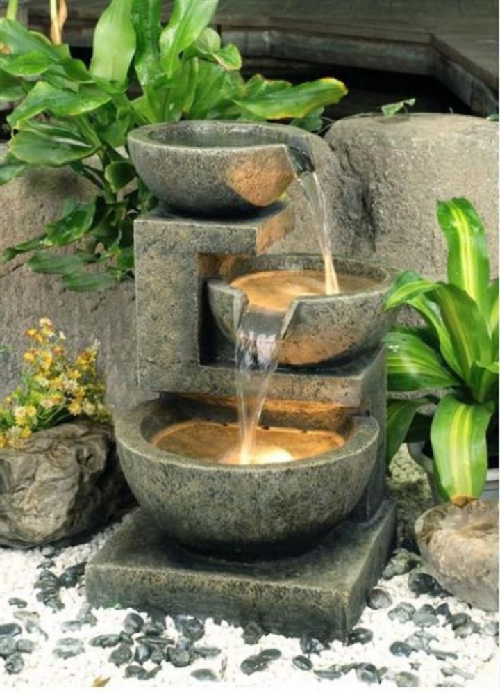 House , Easy Diy Project: Homemade Water Fountains For avec Fontaine Pour Jardin Japonais