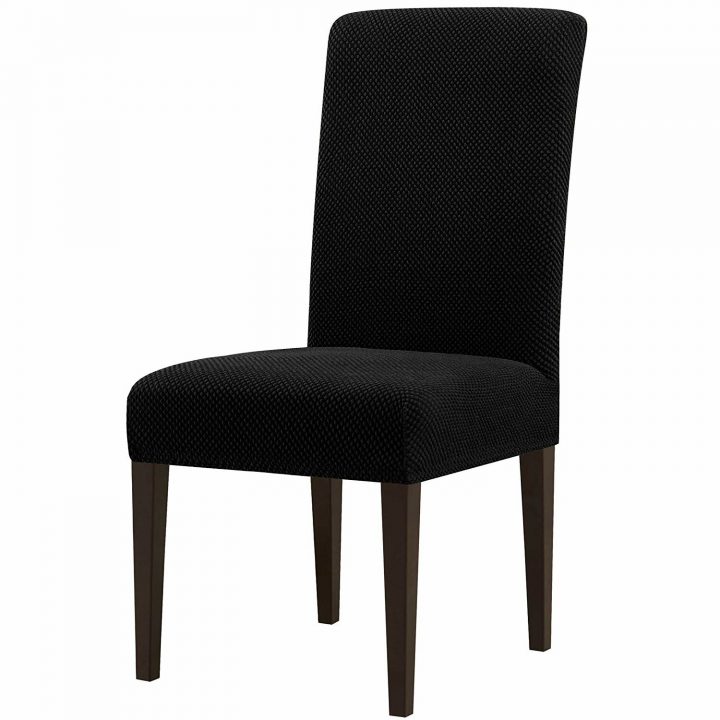 Housse Jacquard Pour Chaise De Salle À Manger À Coussins Carrés En  Élasthanne tout Coussin Pour Chaise De Salle A Manger