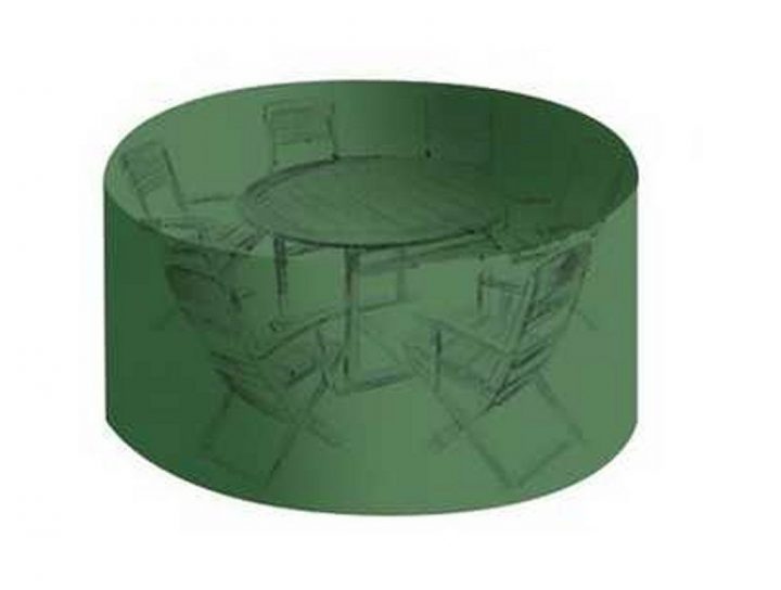 Housse Salon De Jardin Ronde Pvc Haute Résistance destiné Bache Table Jardin
