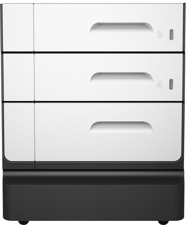 Hp Socle Et Bac À Papier Pagewide Pro 2X500-Sheet Meuble D'imprimante – Noir encequiconcerne Meuble A Papier