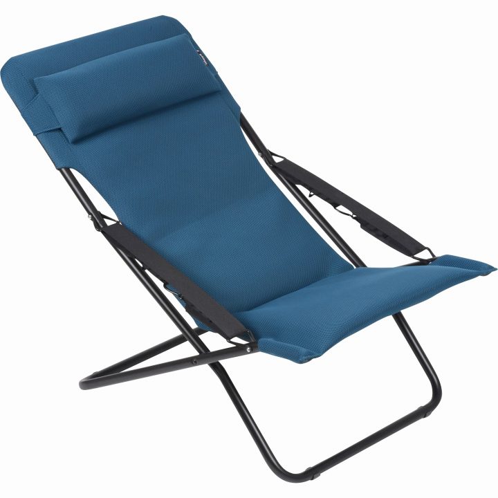 Hyba Bain De Soleil Canberra Bleu Pas Cher Achat Vente concernant Transat Jardin Carrefour