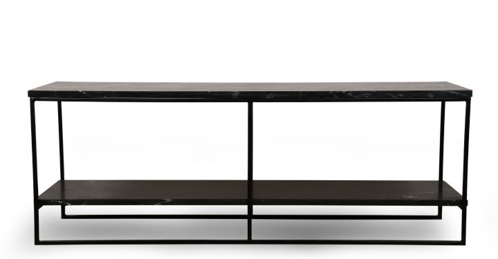 Hyde destiné Meuble Tv Metal Noir