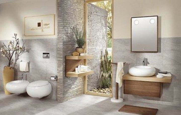 Idee Deco Salle De Bain Nature – Idée De Déco serapportantà Salle De Bains Idées Toutes