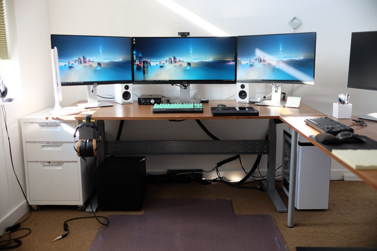 Ikea Gaming Computer Desk Setup With Drawer Also Triple Concernant Bureau Gamer Meuble Agencecormierdelauniere Com Agencecormierdelauniere Com
