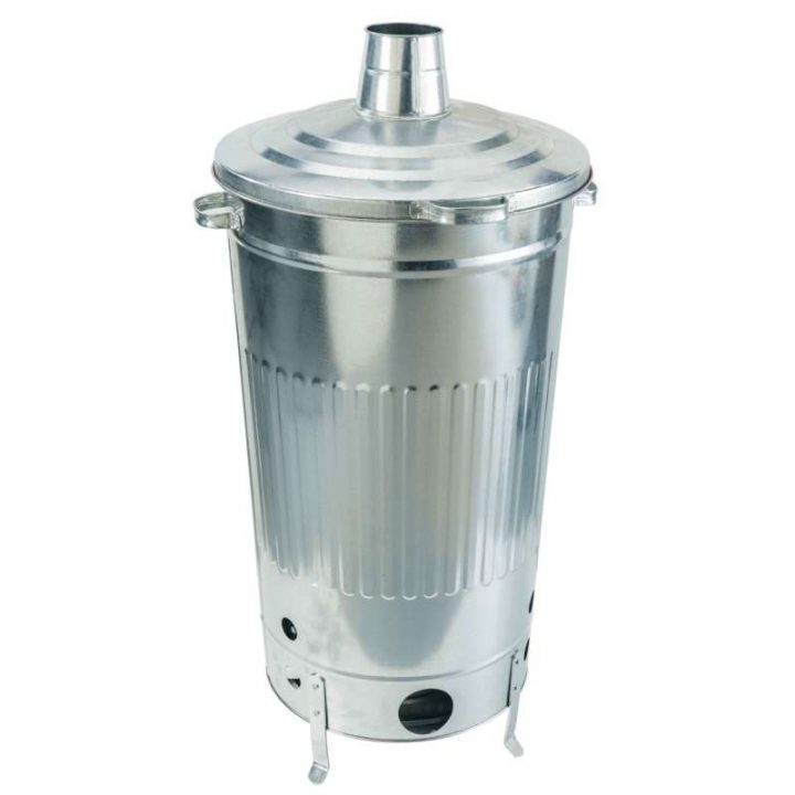 Incinérateur De Jardin Galvanisé 100 L – Provence Outillage intérieur Incinérateur Jardin