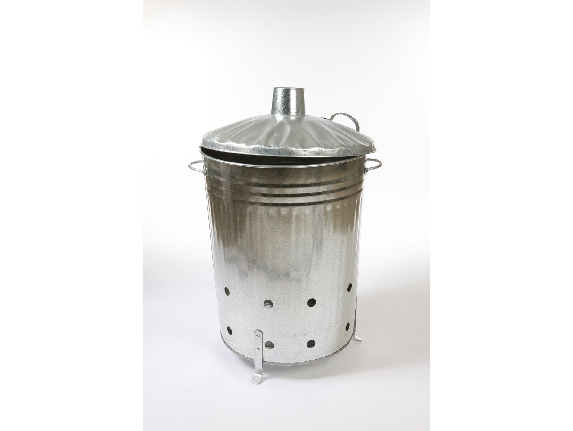 Incinérateur En Tôle Galvanisé - Composteur, Incinérateur encequiconcerne Incinérateur De Jardin Leclerc