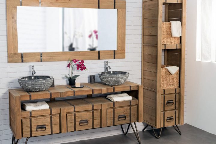 Indogate Meuble De Salle De Bain | Bright Shadow Online à Meuble Sdb Pas Cher