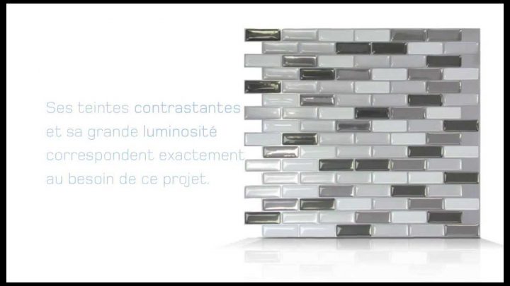 Installation De Carrelage Autocollant Pour Salle De Bain dedans Stickers Salle De Bain Castorama