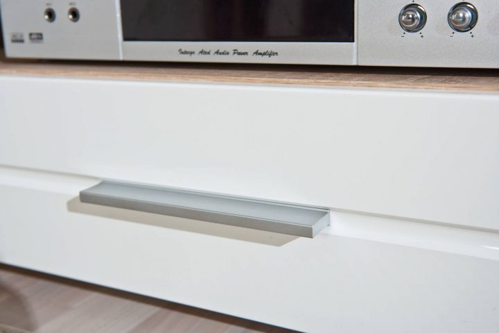 Inter Link – Meuble Tv Absoluto 12 – 150X40X37Cm – Chne intérieur Meuble Tv Amplifié