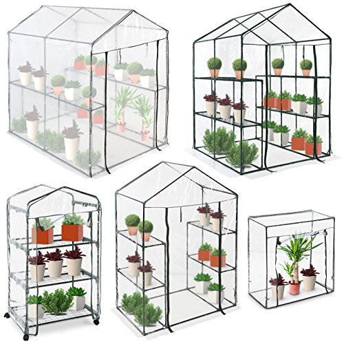 Jago – Serre De Balcon/Terrasse/Jardin Avec Étagères Bâche avec Bache Serre Jardin