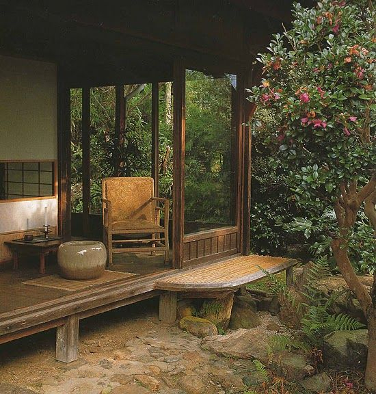 Japanese Patio Varangue Bois (With Images) | Japanese pour Cabane De Jardin Style Japonais