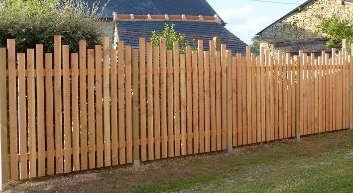 Jardi Bois Creation Sur Rue Des Pros (35380, Maxent concernant Barrière Bois Jardin