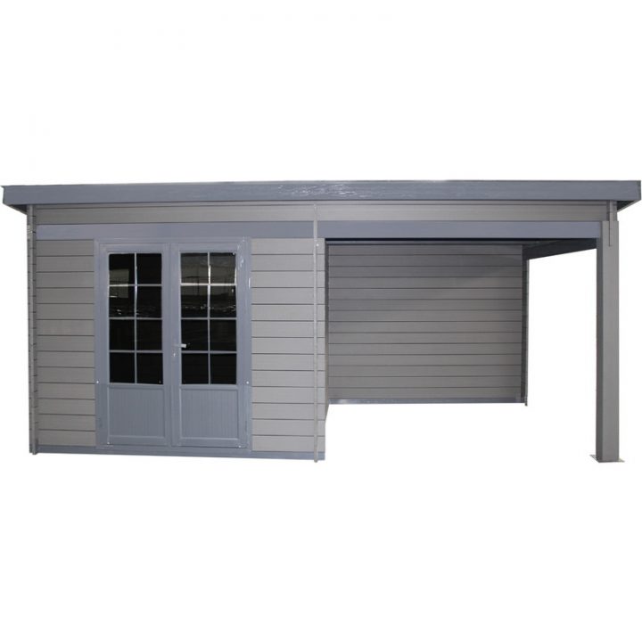 Jardin ᐅ Abri De Jardin – Pool House Composite 6X3 Toit encequiconcerne Abri De Jardin En Composite