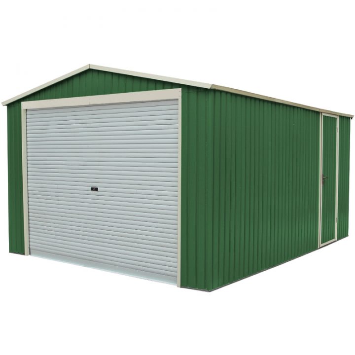 Jardin ᐅ Habit Box Abri Garage En Tôle Galvanisée Jardin encequiconcerne Abri De Jardin En Tole