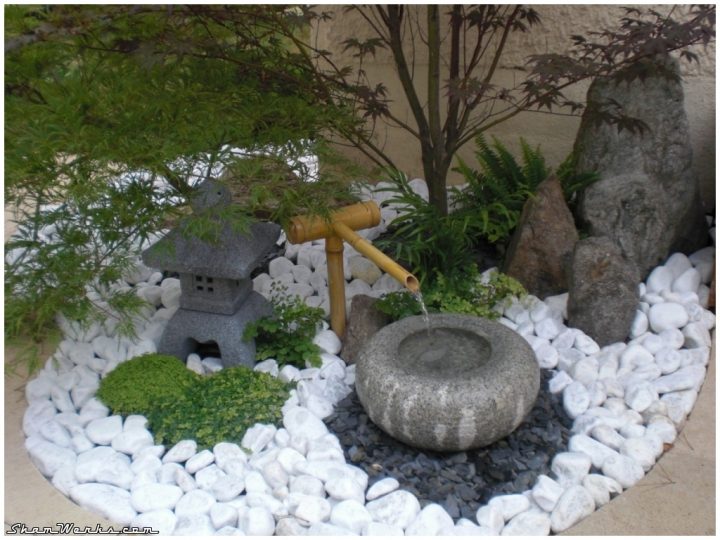 Jardin Japonais Zen | Terrasse En Bois avec Idée Déco Jardin Zen Extérieur