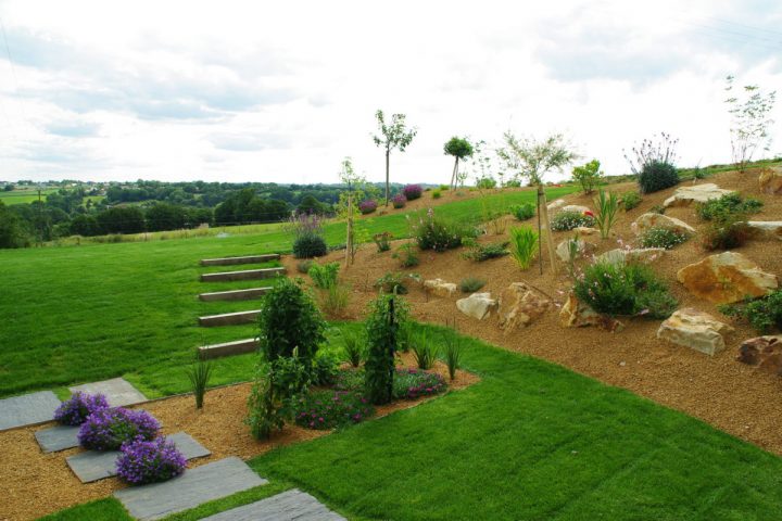 Jardin Moderne Et Fonctionnel, Manche | Paysages Conseil dedans Jardin Moderne